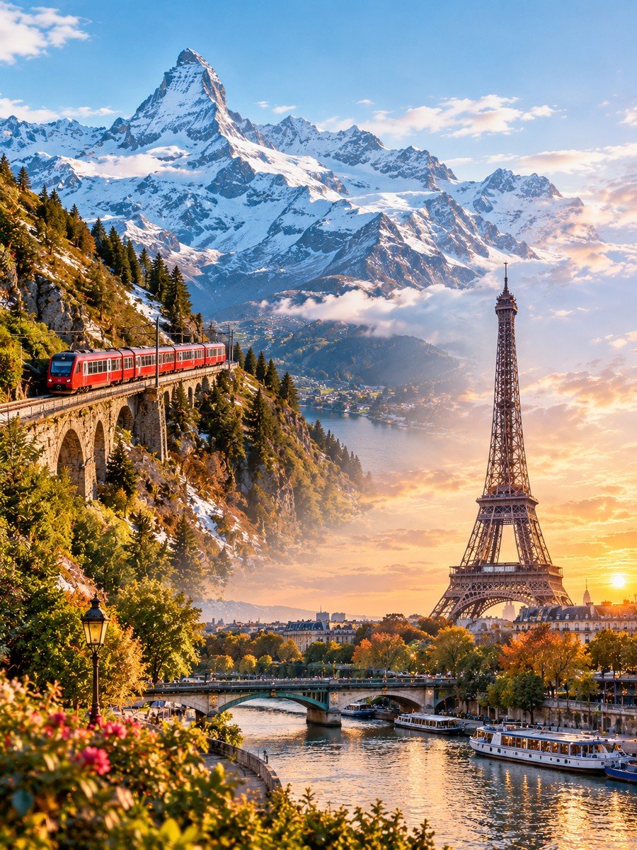 Switzerland & Paris photo